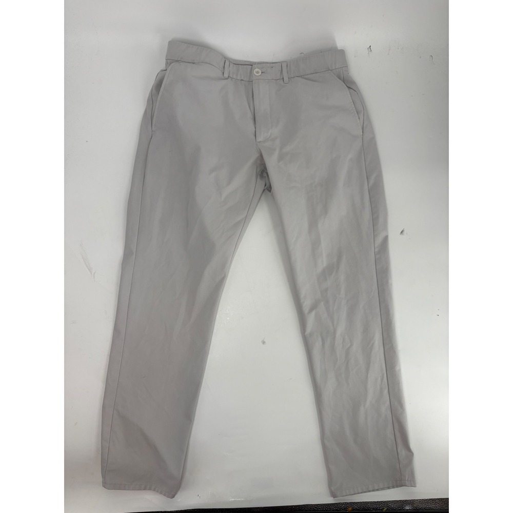 Holderness & Bourne Tailored Fit Golf Pants Gray Mens 36/30 Performance Chino